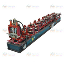 2020 hot Full automatic c z u section steel profile shaped light steel purline roll forming machine